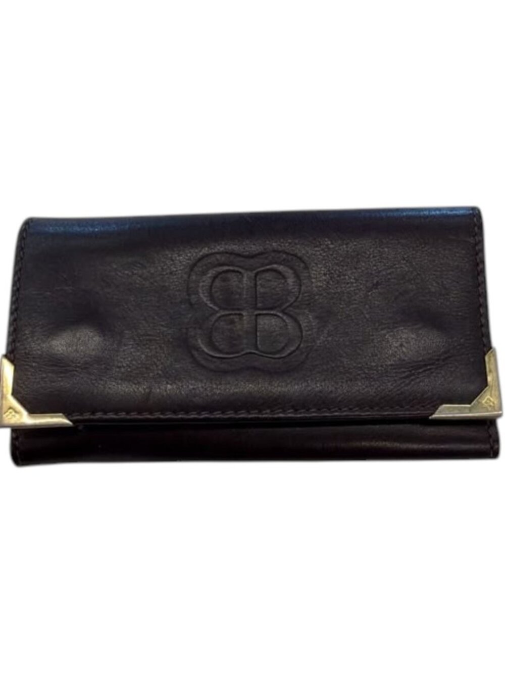 665139CR C1 Balenciaga Key Case Black Leather